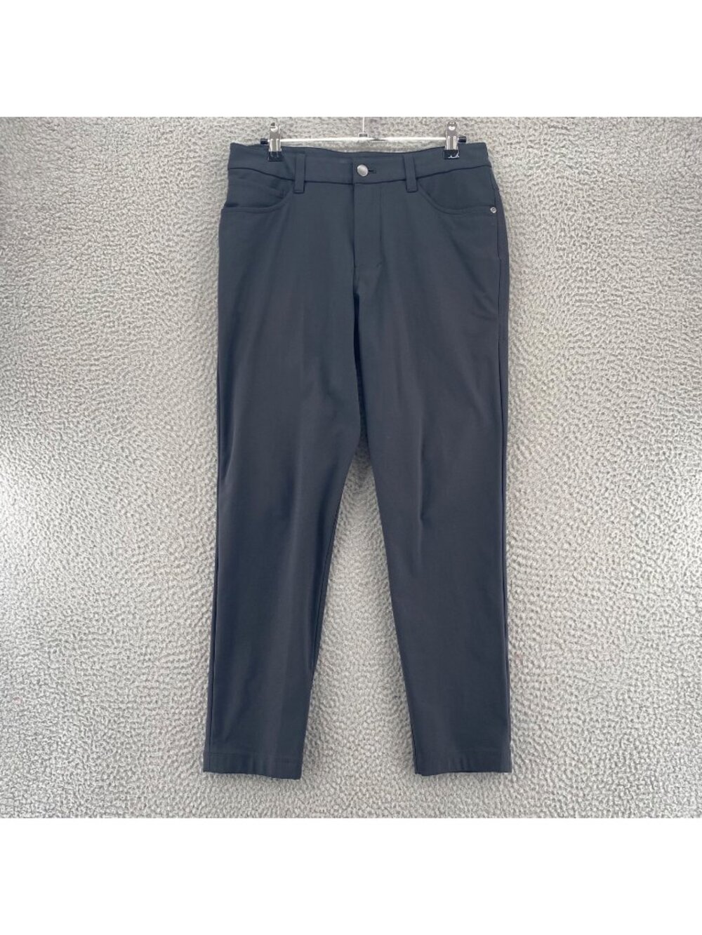 Lululemon ABC Warpstreme Jeans Mens 28 Obsidian Gray Classic Fit 5 Pocket Skinny